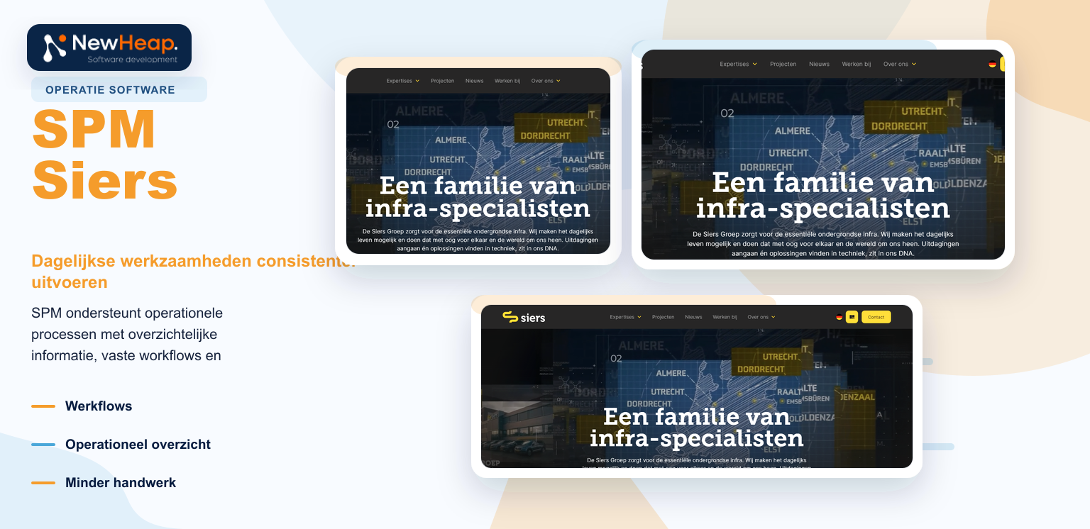 Casebeeld van SPM Siers