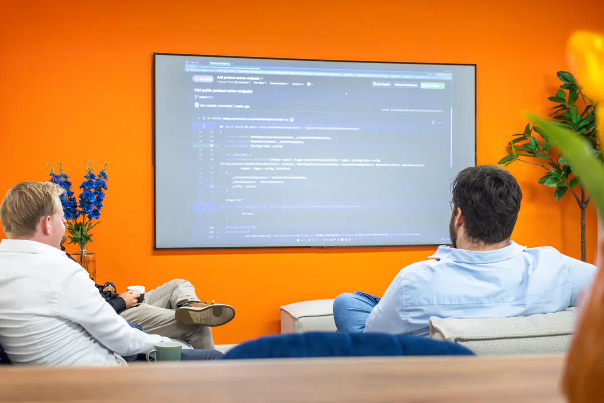 NewHeap teamruimte bij Een technisch partner die verder kijkt