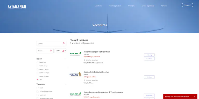 Projectbeeld van Aviabanen