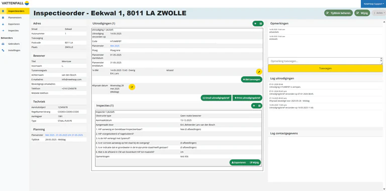 Projectbeeld van HIP Inspecties