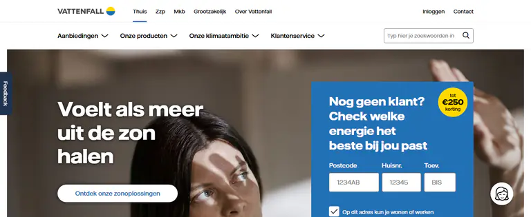 Projectbeeld van Huisinspectieportaal Vattenfall