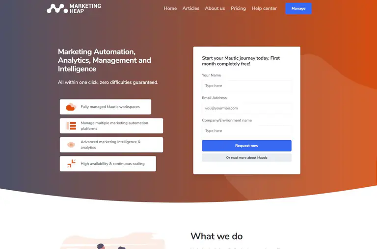 Projectbeeld van Marketingheap