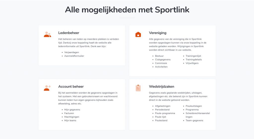 Casebeeld van Sportlink-koppeling.nl
